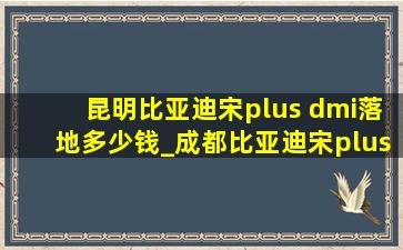 昆明比亚迪宋plus dmi落地多少钱_成都比亚迪宋plusdmi落地多少钱